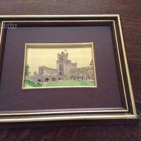 Dipinto su oro zecchino 22kt castello Montagnana