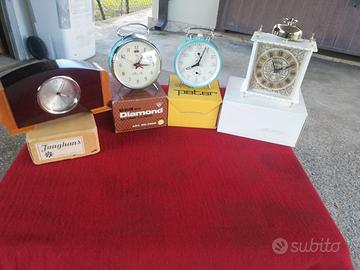 Orologi sveglia numero 4 nuovi