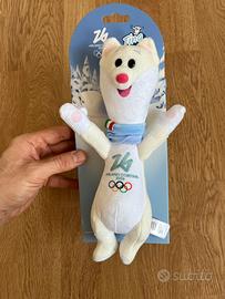 Peluche mascotte Tina Olimpiadi 2026