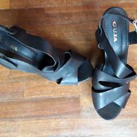scarpe donna pelle nere n. 39 Guya