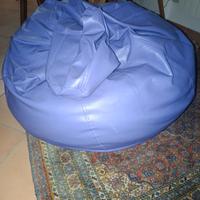 pouf in ecopelle 