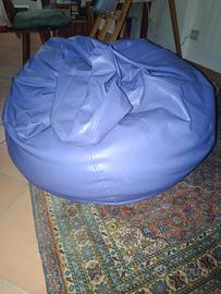 pouf in ecopelle 