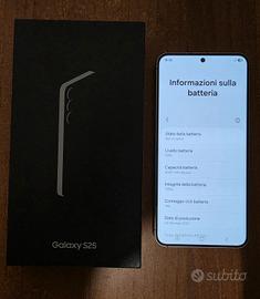 Samsung Galaxy S25 512GB Silver Shadow, come nuovo