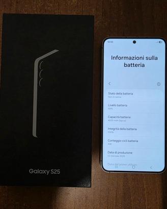Samsung Galaxy S25 512GB Silver Shadow, come nuovo