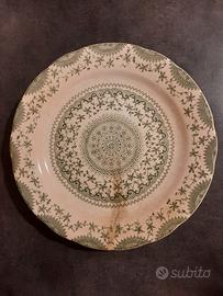 Piatto earthenware vintage antiquariato