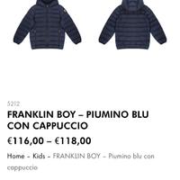 piumino bambino Ciesse piumini