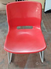 Sedie Ikea Snille rosse