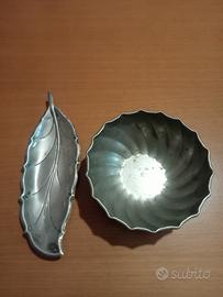 portaoggetti in silver plate 