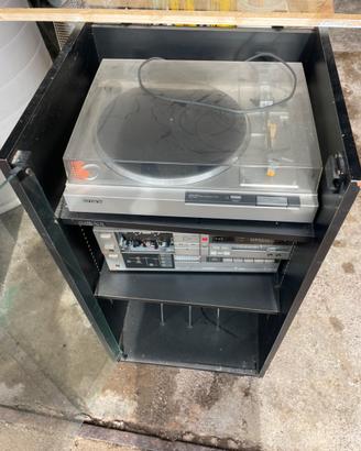 Giradischi stereo sony anni 80