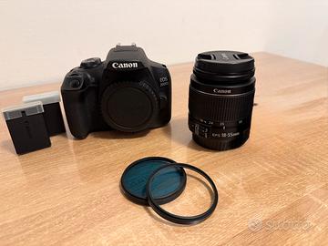 Canon EOS 2000D Kit Completo  + Flash