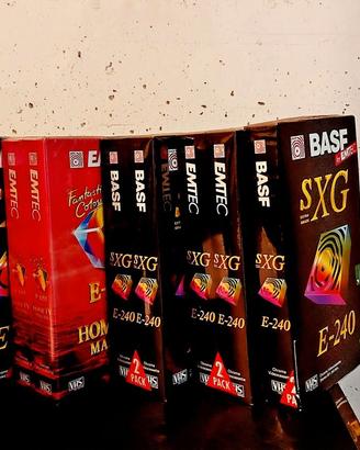 Videocassette VHS vergini