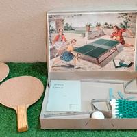 Gioco Tennis Da Tavolo Ping Pong Vintage Completo