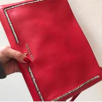 Pochette in pelle Patrizia pepe nuova