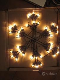 "Fiocco di neve" insegna luminosa