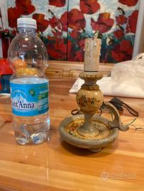 Porta lampada antico decorato