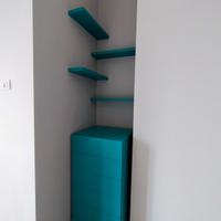 SANGIACOMO Mobile settimino + mensole + tavolino