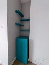 SANGIACOMO Mobile settimino + mensole + tavolino