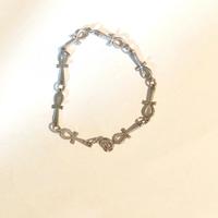 bracciale argento 925 croce chiave vita ankh