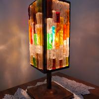 lampada abat-jour Poliarte anni 70 vintage