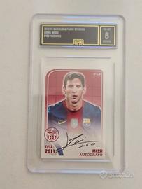 Figurina Messi 2012 Panini Autografo Barcellona 