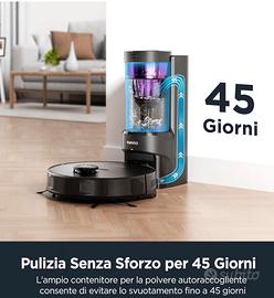 Eureka NERE10s Robot Aspirapolvere Lavapavimenti