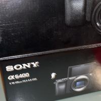Fotocamera Mirrorless SONY alpha 6400+ obbiettivo