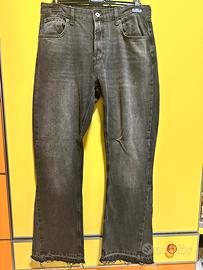 Jeans Flare Grigio Zara