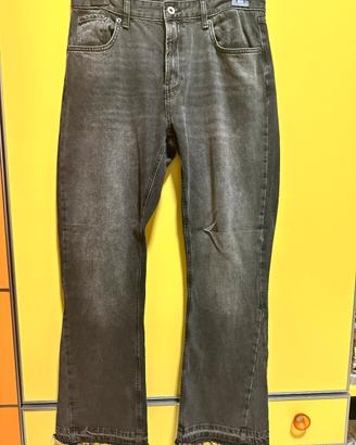 Jeans Flare Grigio Zara