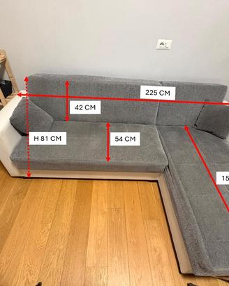 Divano angolare letto contenitore - Mondo Conven