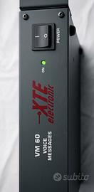 XTE Electronic VM 60 - Riproduttore Messaggi 