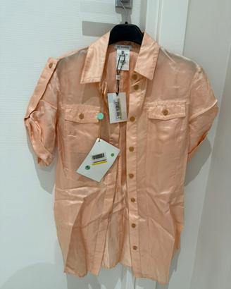 Camicia rosa salmone