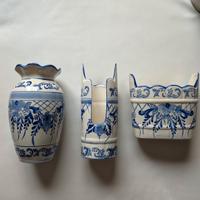 Set di 3 articoli in ceramica artigianale vintage