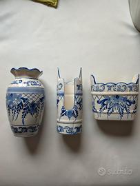 Set di 3 articoli in ceramica artigianale vintage