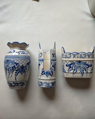 Set di 3 articoli in ceramica artigianale vintage