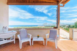 "La Terrazza" vista mare a Erice, 70mq, 4 persone