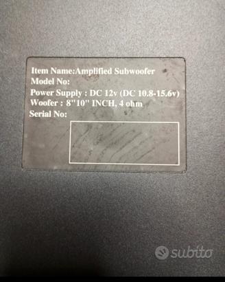 sub woofer 