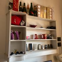 Libreria shabby bianca