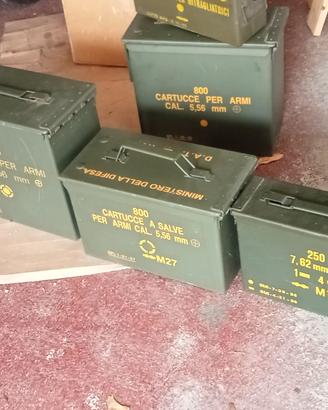 CASSETTE PORTA MUNIZIONI VARIE MISURE
