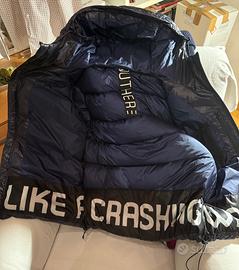 Piumino Outhere blu con cappuccio