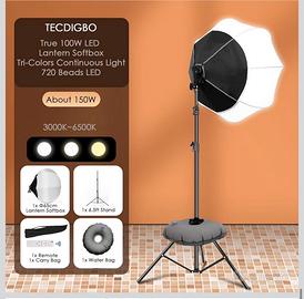 Softbox 150w led - 3000K-6500K CRI 98+