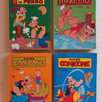 4 fumetti Braccio di Ferro - ed.Bianconi 1986/1990