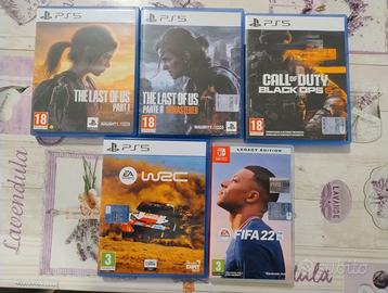 giochi ps5 e nintendo switch
