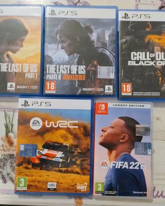 giochi ps5 e nintendo switch