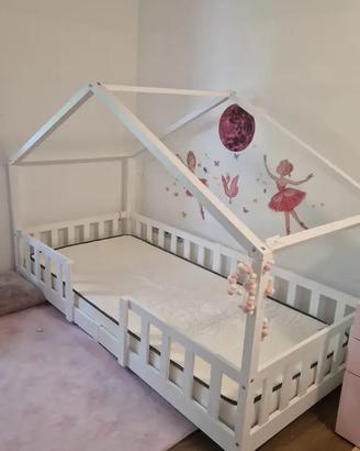Letto Montessori a casetta USATO 984