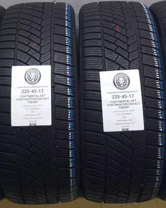 4 GOMME 225 45 17 CONTINENTAL RFT A64541