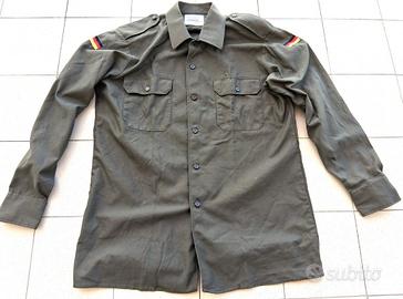 Camicia militare tedesca 1991 tg.41-42 mai usata