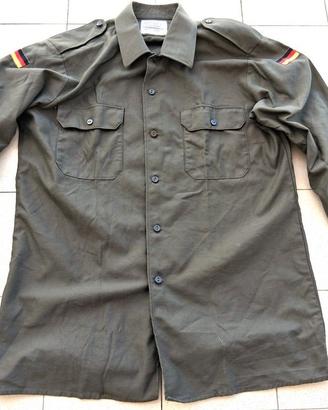 Camicia militare tedesca 1991 tg.41-42 mai usata