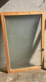 finestra in legno anta unica