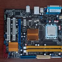scheda madre asus + processore pentium e 6500 