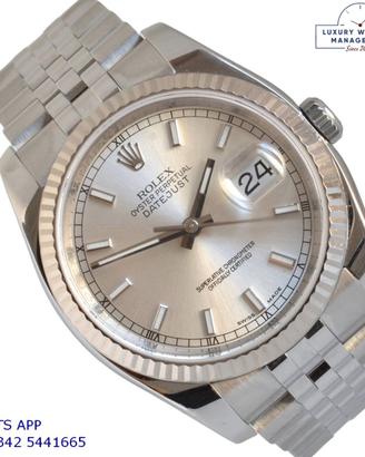 ROLEX Datejust 116234 Soleil silver dial Full Set